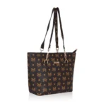 Generic Women's Faux Leather Printed Tote Bag (Brown) - Image 3