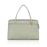 Green Faux Leather Handbag for Women