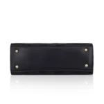 Generic Women's Faux Leather Textured Adjustable Long Belt Handbag (Black) - Image 3