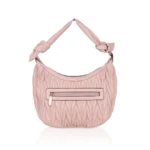 Generic Women's Faux Leather Textured Handbag (Pink) - Image 4