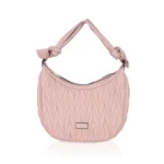 Pink Faux Leather Handbag for Women