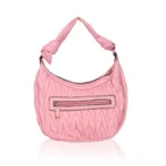 Generic Women's Faux Leather Textured Handbag (Pink) - Image 4