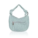 Generic Women's Faux Leather Textured Handbag (Blue) - Image 4