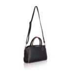 Generic Women's Faux Leather Metal Beads Handbag (Black) - Image 2