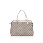 Generic Women's Faux Leather Printed Handbag (Beige) - Image 4