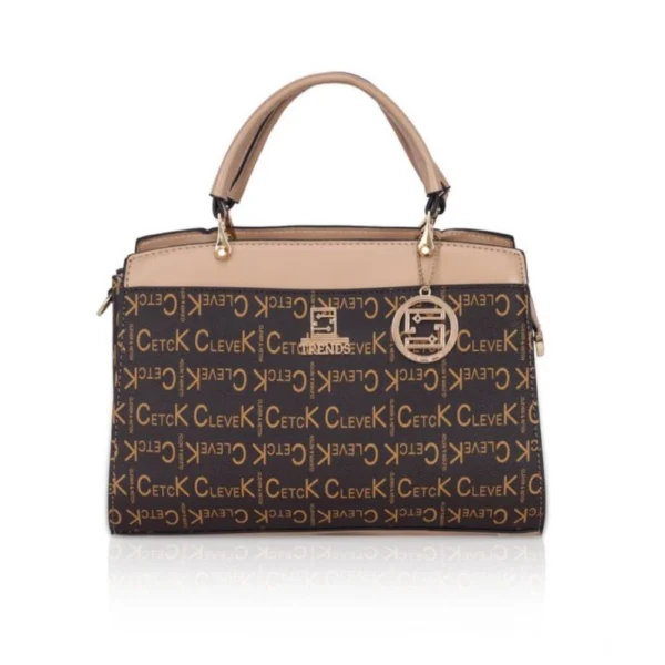 Hilver Faux Leather Printed Handbag