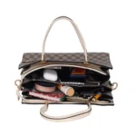 Generic Women's Faux Leather Printed Handbag (Beige) - Image 2