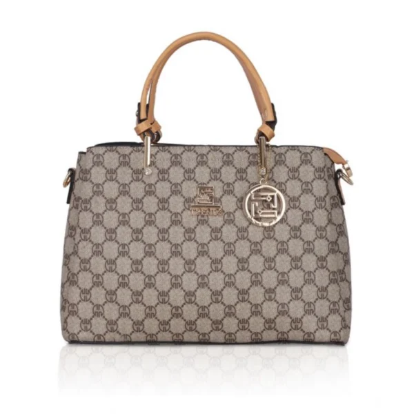 Women's Camel Faux Leather Handbag