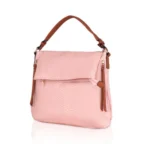 Generic Women's Faux Leather Textured Sling Bag (Pink) - Image 6