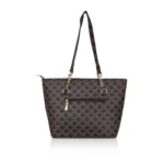 Generic Women's Faux Leather Printed Tote Bag (Brown) - Image 4