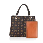 Generic Women's Faux Leather Printed Handheld Bag (Brown ) - Image 6