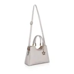 Generic Women's Faux Leather Printed Adjustable Long Belt Handbag (White) - Image 2