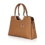 Generic Women's Faux Leather Printed Adjustable Long Belt Handbag (Brown) - Image 6