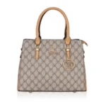 Women's Camel Faux Leather Handbag