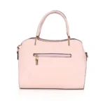 Generic Women's Faux Leather Solid Handbag (Pink) - Image 4