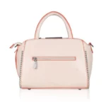 Generic Women's Faux Leather Metal Beads Handbag (Pink) - Image 4