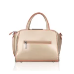 Generic Women's Faux Leather Metal Beads Handbag (Gold) - Image 4