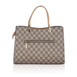 Generic Women's Faux Leather Printed Handbag (Camel) - Image 4