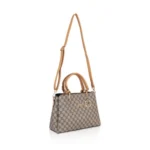 Generic Women's Faux Leather Printed Handbag (Camel) - Image 2