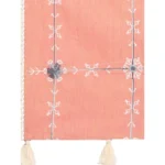 Generic Women's Cotton Opaque Stole (Peach, Length: 1.5 to 2 Mtr) - Image 5