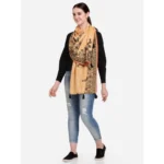 Generic Women's Cotton Opaque Stole (Orange, Length: 1.5 to 2 Mtr) - Image 3