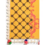 Generic Women's Cotton Embroidered Dupatta (Mustuard, Length: 1.5 to 2 Mtr) - Image 5