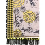 Generic Women's Cotton Embroidered Dupatta (Gray, Length: 1.5 to 2 Mtr) - Image 5