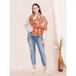 Generic Women's Cotton Embroidered Muffler (Beige, Length: 0.5 to 1 Mtr) - Image 3