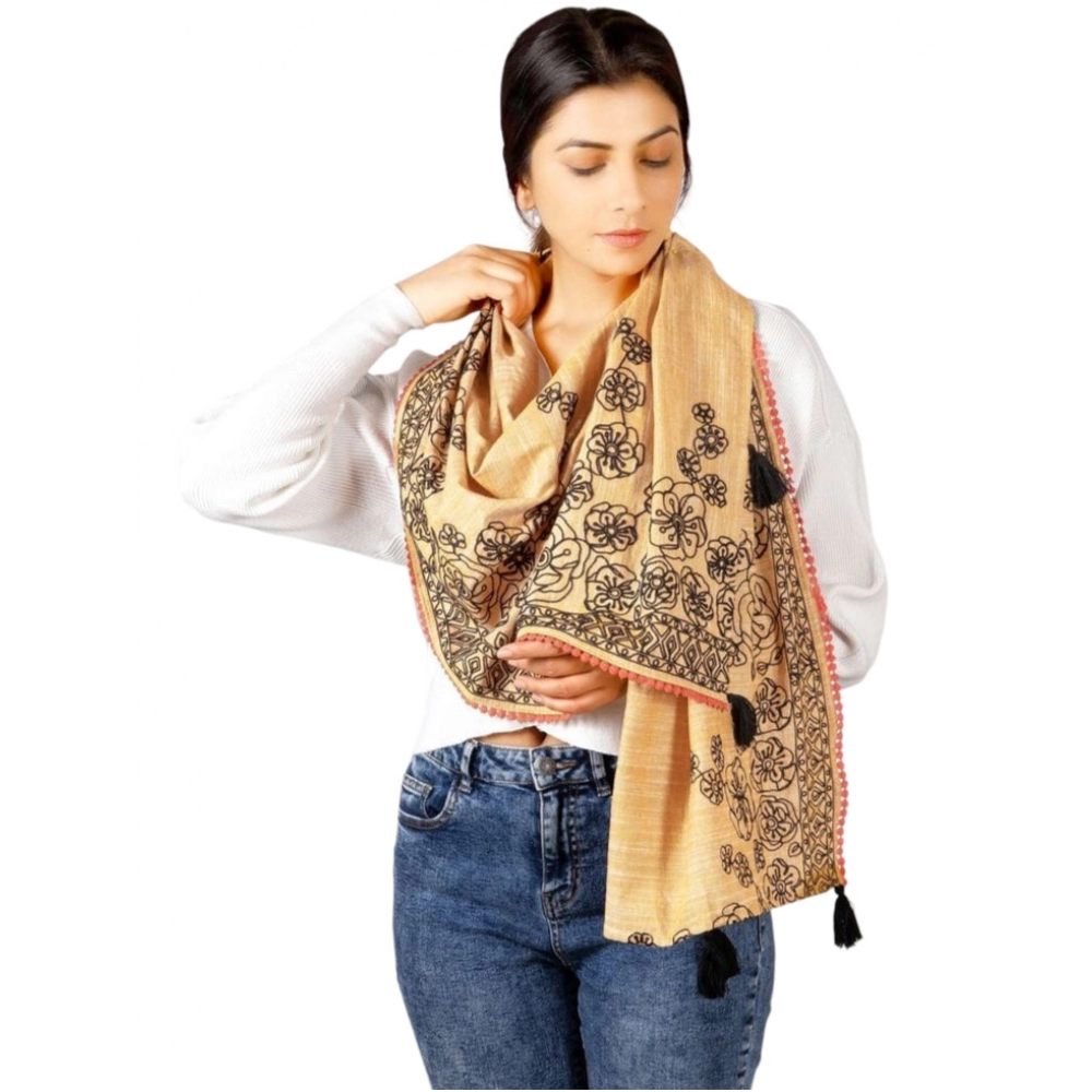 53759661109_ced54fd023_o_d-1000x1000-1.webp Generic Women's Cotton Opaque Stole (Orange, Length: 1.5 to 2 Mtr) - Image 1