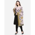 Generic Women's Cotton Embroidered Dupatta (Gray, Length: 1.5 to 2 Mtr) - Image 2