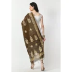 Generic Women's Cotton Printed Dupatta (Mehandi, Length: Free Size) - Image 4