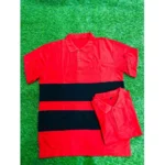 Red Cotton Polo T-Shirt Men