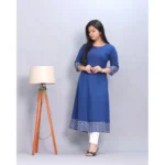 indigo kurti for women