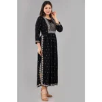 Black Nayra Cut Kurti