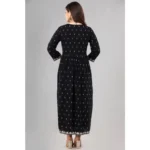 Black Nayra Cut Kurti