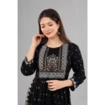 Black Nayra Cut Kurti