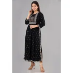 Black Nayra Cut Kurti