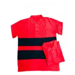 Red Cotton Polo T-Shirt Men