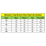 Generic Women's Georgette Embroidery 3-4th Sleeve Round Neck Kurti with Dupatta Set (Green) - Image 2