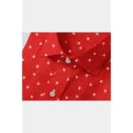 Generic Men's Cotton Blended Printed Full Sleeve Shirt (Red) - Image 2