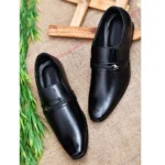 Generic Men's Faux Leather Formal Shoes (Black) - Image 2