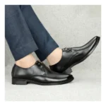 Generic Men's Faux Leather Formal Shoes (Black) - Image 3