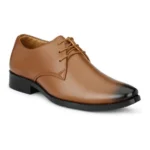 Generic Men's Faux Leather Formal Shoes (Tan) - Image 2