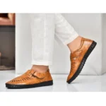 Generic Men's Faux Leather Sandal (Tan) - Image 3