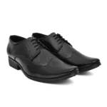 Generic Men's Faux Leather Formal Shoes (Black)
