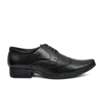 Generic Men's Faux Leather Formal Shoes (Black) - Image 5