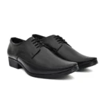 Generic Men's Faux Leather Formal Shoes (Black) - Image 3