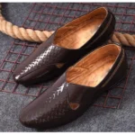 Mens Brown Formal Shoes - Angle 2