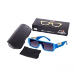 Generic Classic Unisex UV400 Protection Sunglasses (Blue) - Image 2