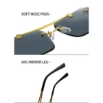 Generic Classic Unisex UV400 Protection Sunglasses (MultiColor) - Image 3